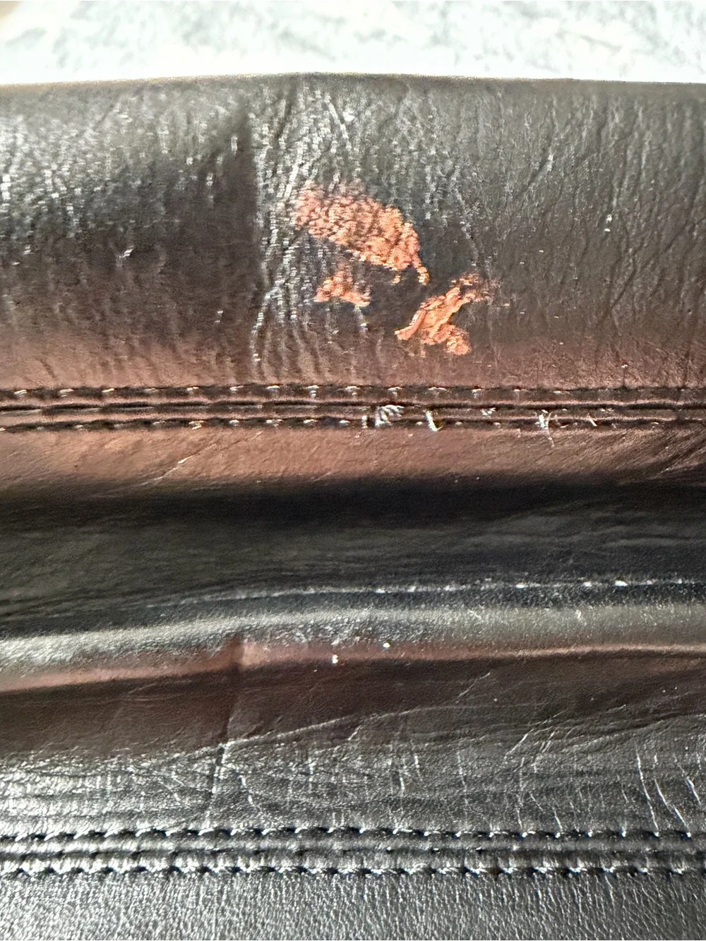 Heritage Black Leather Briefcase with Silver Lock